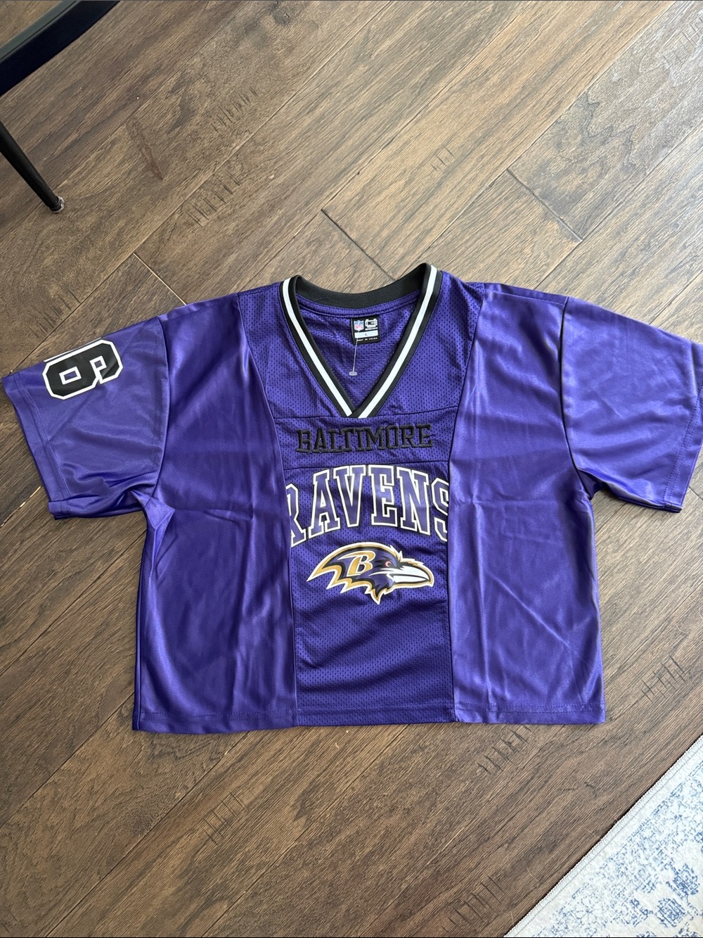 NFL Baltimore Ravens Crop Jersey L